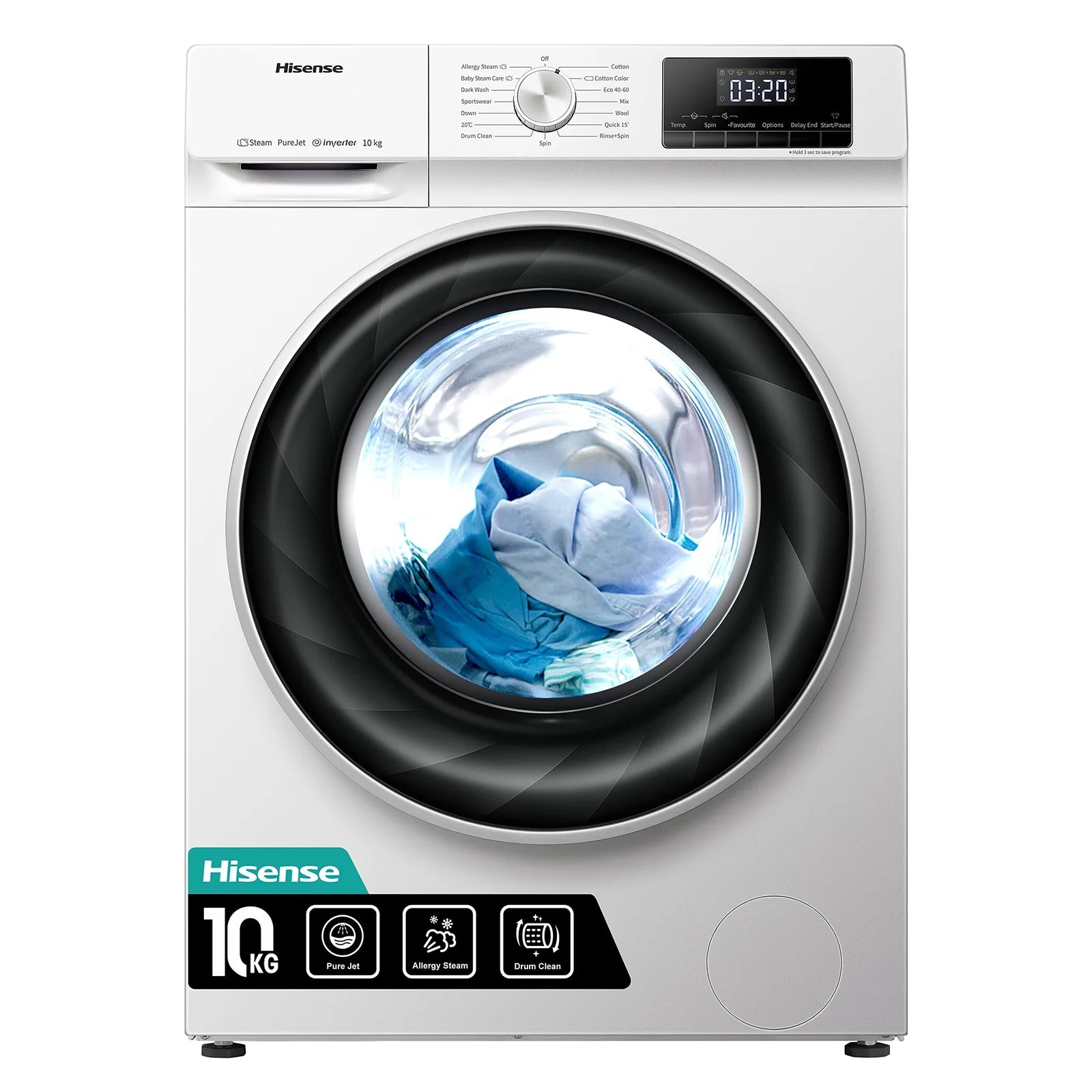Hisense Front Load Washing Machine – 10Kg
