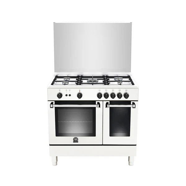 La Germania Americana D Line AMP5C30DW – 90×60 cm Gas Cooker (White)