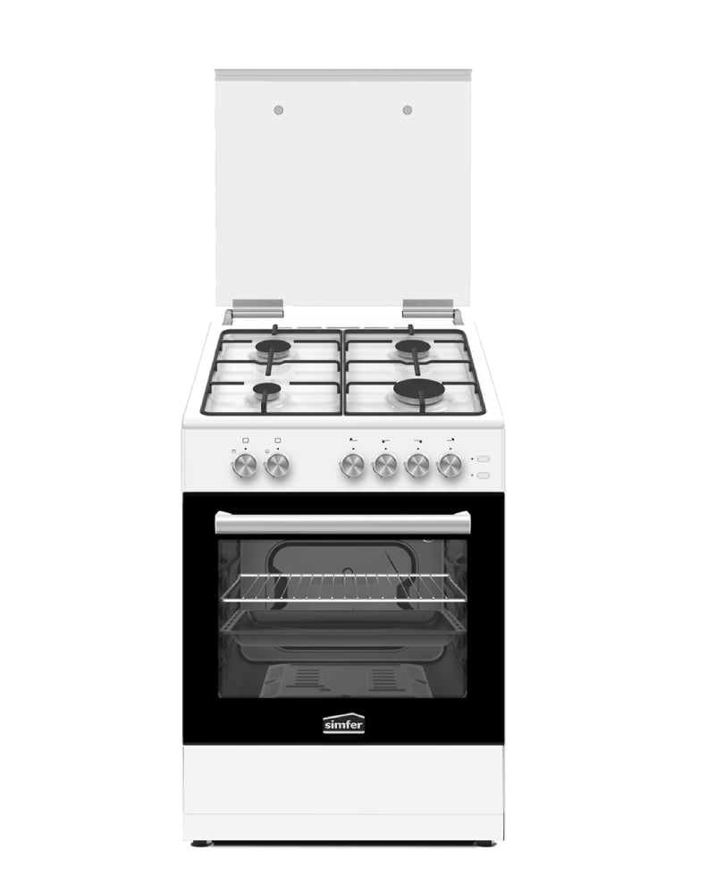 Simfer – 60 cm Gas Cooker Black