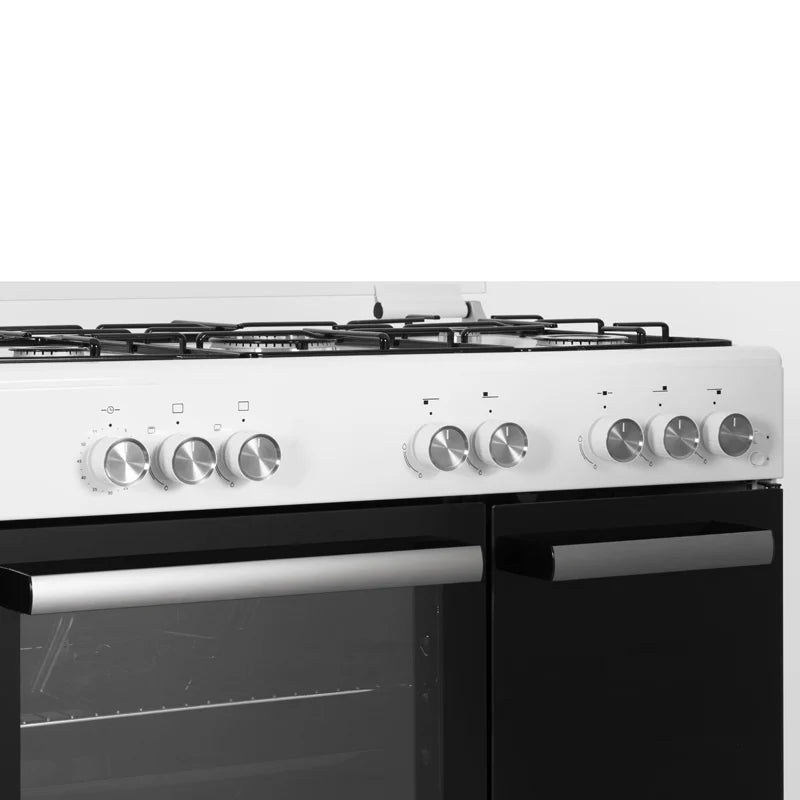 Simfer – 90 cm Gas Cooker with Bottle Compartment (White)
