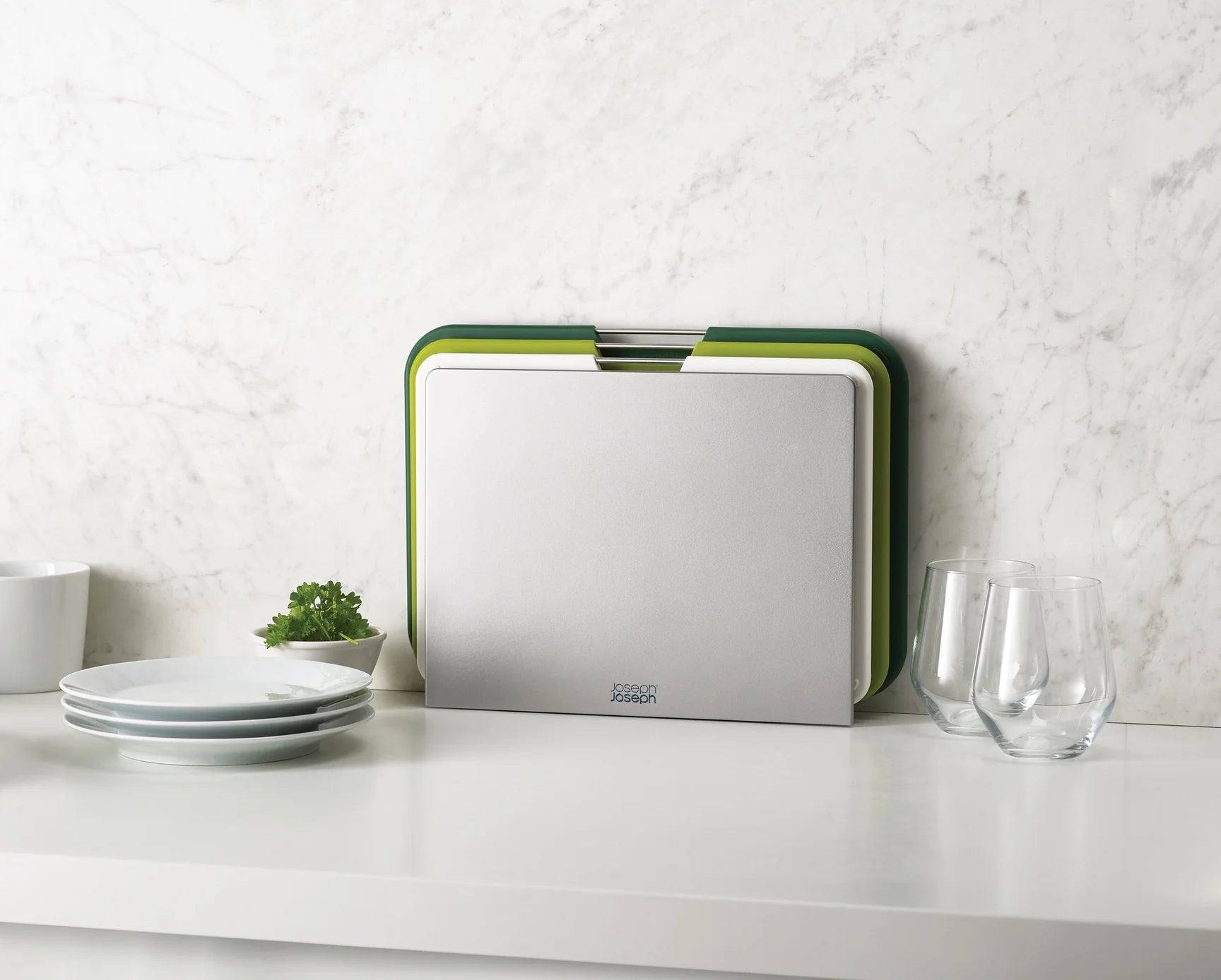 Joseph Joseph Nest™ 3-piece Chopping Board Set (Green)