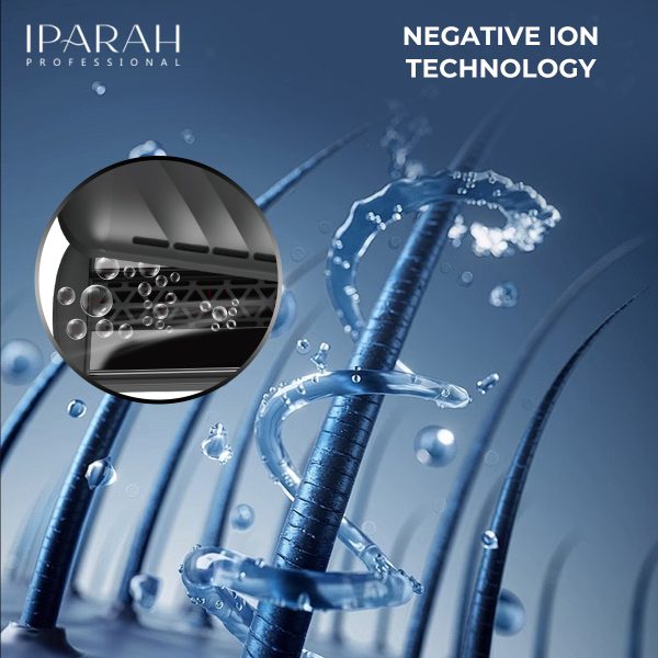IPARAH P-100 2-in-1 Duet Style Hot Air Styler – Professional Hair Dryer & Straightener