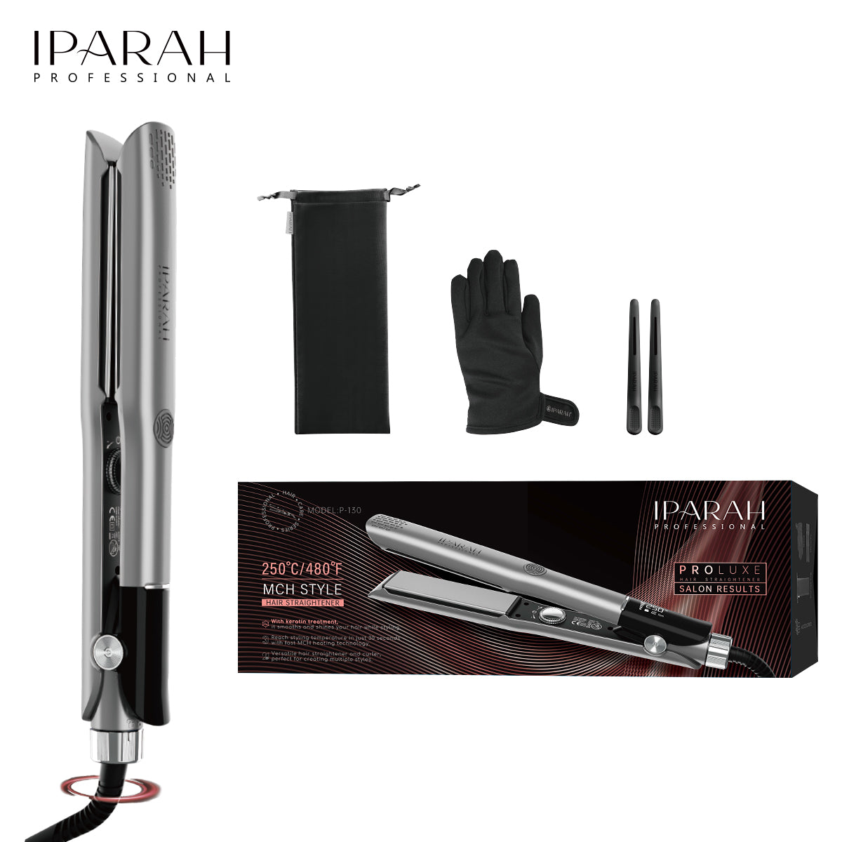 IPARAH P-131 Professional MCH Electric Hair Straightener