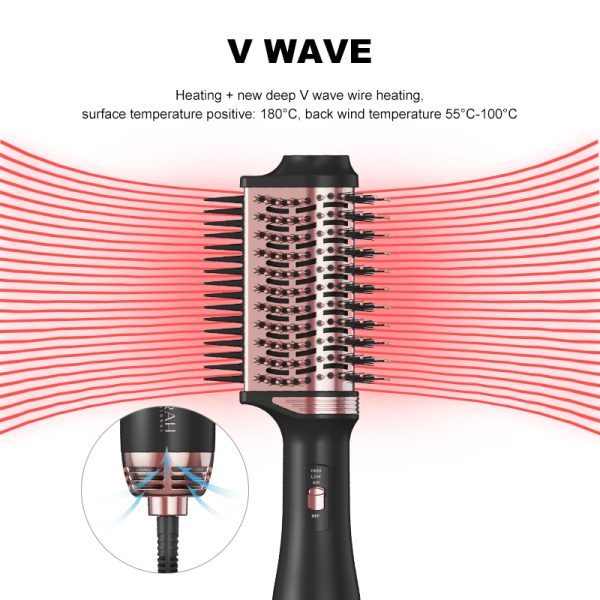 IPARAH P-262 Hair Styling Power Cord Professional Hot Air Brush Straightener & Electric Hair Dryer Styler