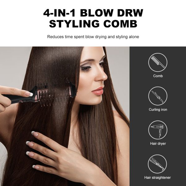 IPARAH P-262 Hair Styling Power Cord Professional Hot Air Brush Straightener & Electric Hair Dryer Styler
