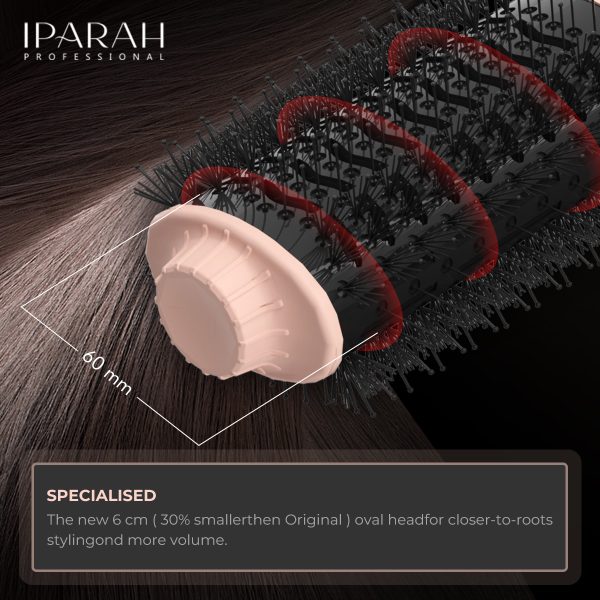 IPARAH P-263 Professional Hot Air Comb Brush Dryer & Styler