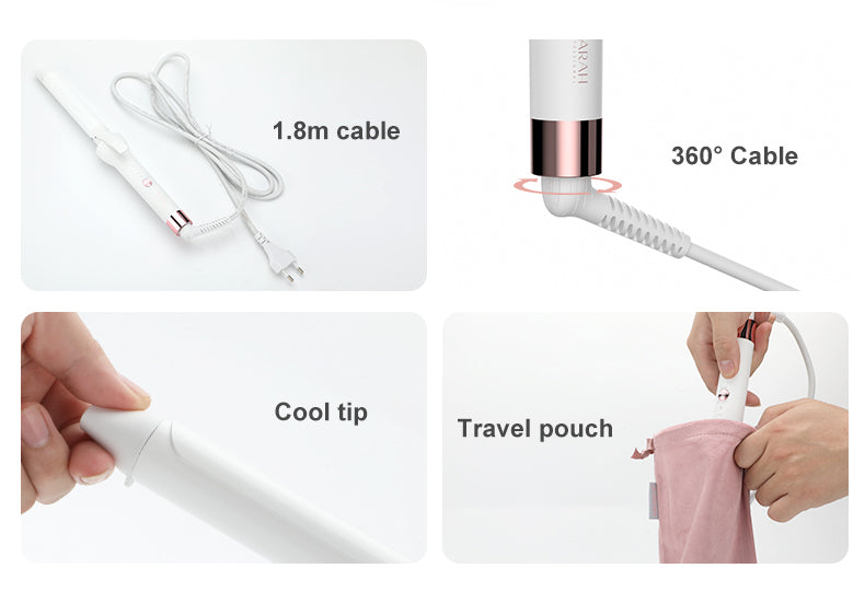 IPARAH P-201 Automatic Hair Curler – Professional Rotating Curling Iron