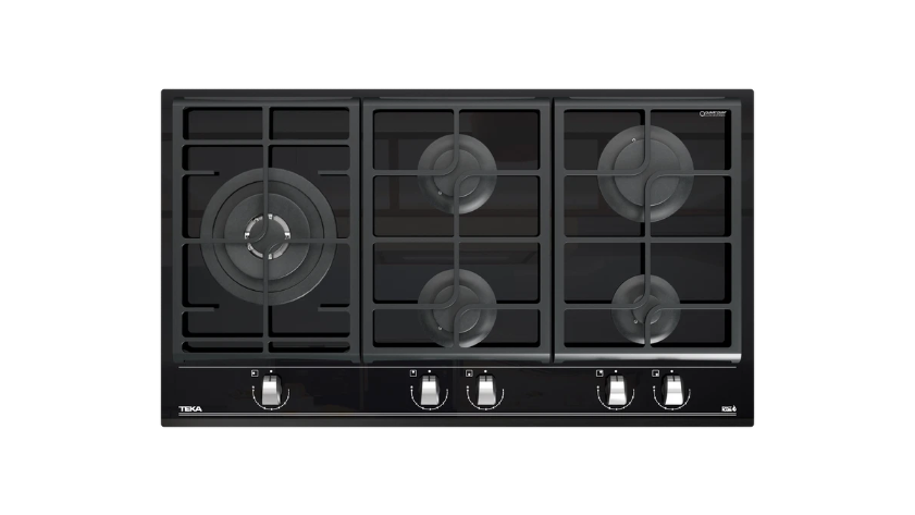 Teka GZC 95320 90 cm Gas on Glass Hob – ExactFlame Function