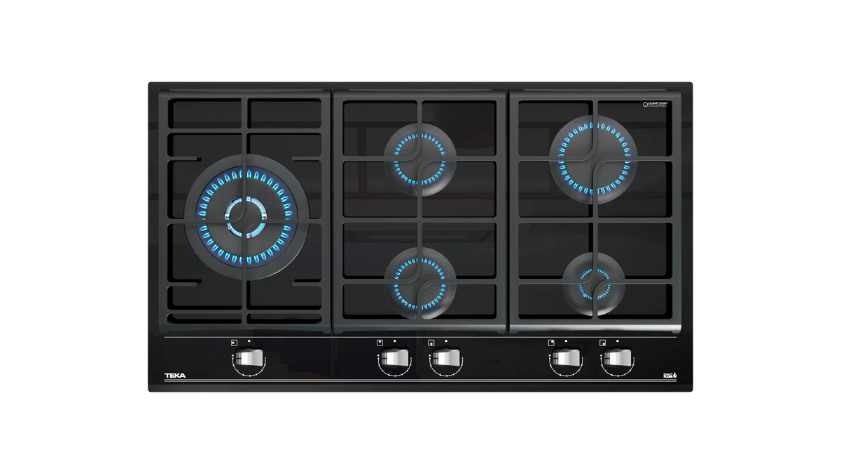 Teka GZC 95320 90 cm Gas on Glass Hob – ExactFlame Function