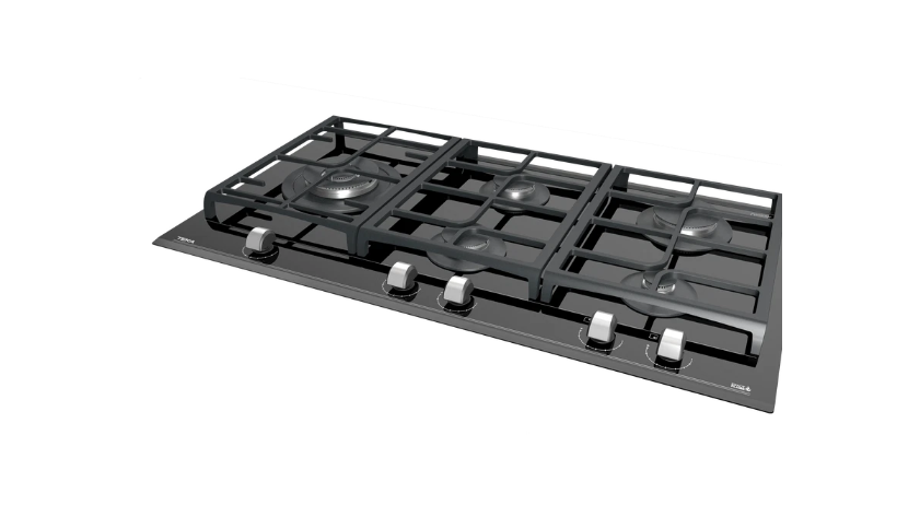 Teka GZC 95320 90 cm Gas on Glass Hob – ExactFlame Function