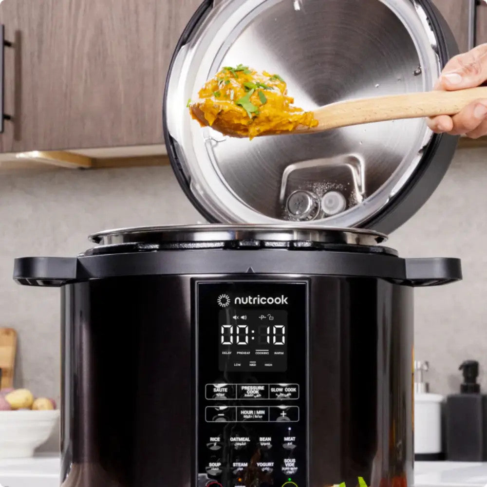 Nutricook Smart Pot 2 Electric Cooker 8L – Black Stainless Steel