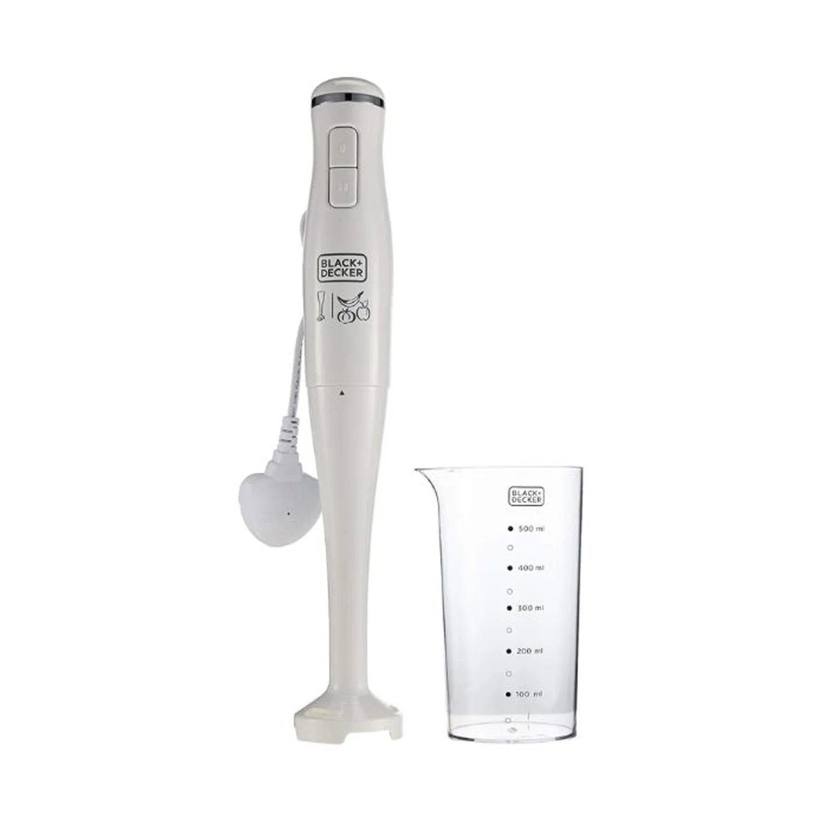 Black & Decker Stick Hand Blender with Beaker | SB2500-B5 – 300W