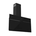 Silverline Chimney Hood  –90 cm Black Flat Glass