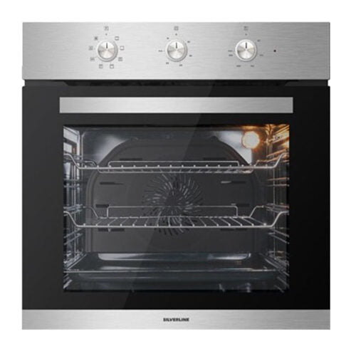 Silverline BO6504X01 60 cm Built‑In Electric Oven – Stainless Steel