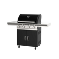 Super Chef MARS.BLK4B+SB Gas BBQ – 4 Burners + Side Burner