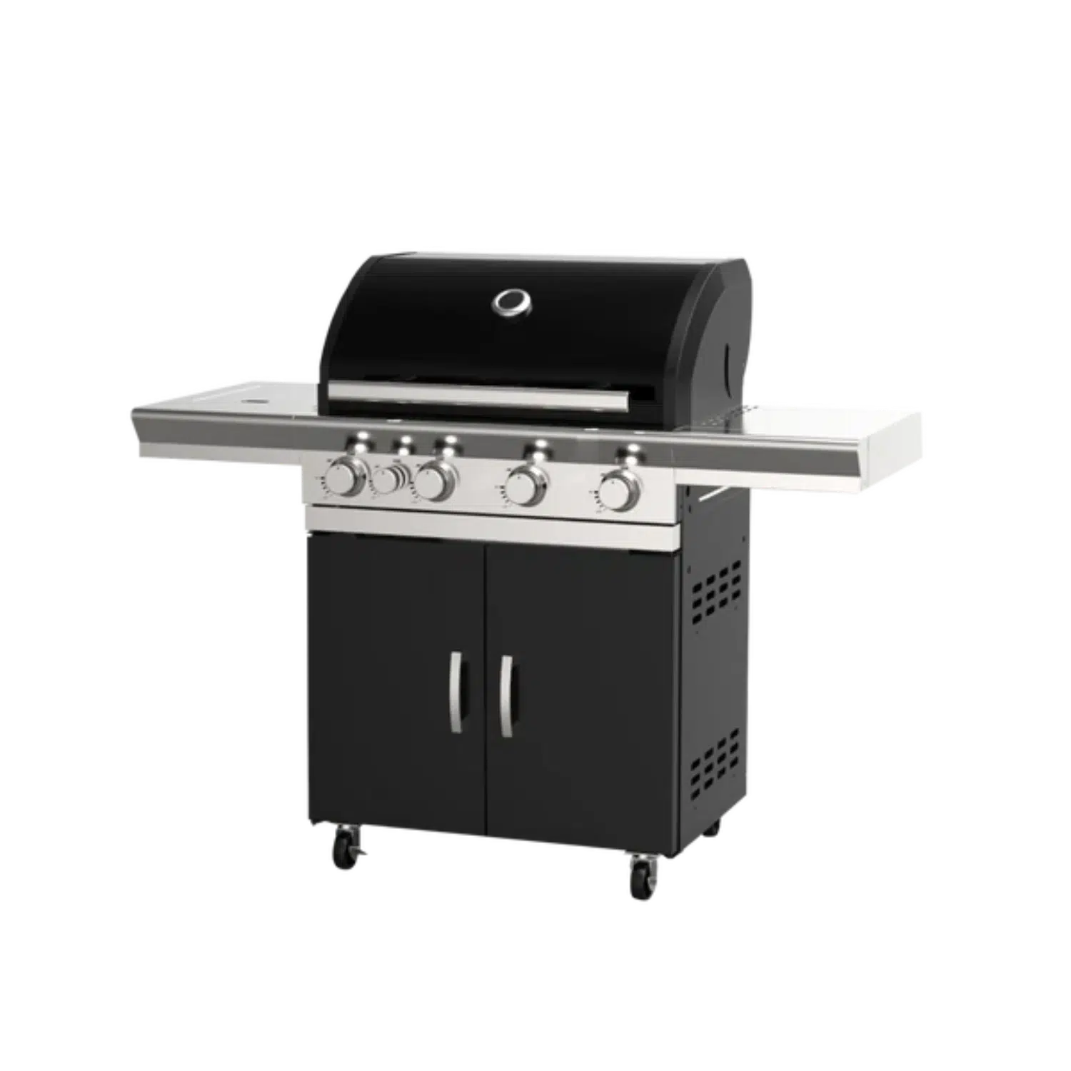Super Chef MARS.BLK4B+SB Gas BBQ – 4 Burners + Side Burner