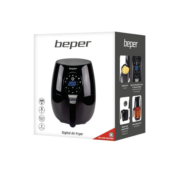 Beper P101FR1050 Air Fryer – 5L Digital Touch