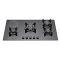 Queen Chef 90 cm Hob – 4 Gas Burners + 1 Electric Burner,PRG905B1EG-ACB
