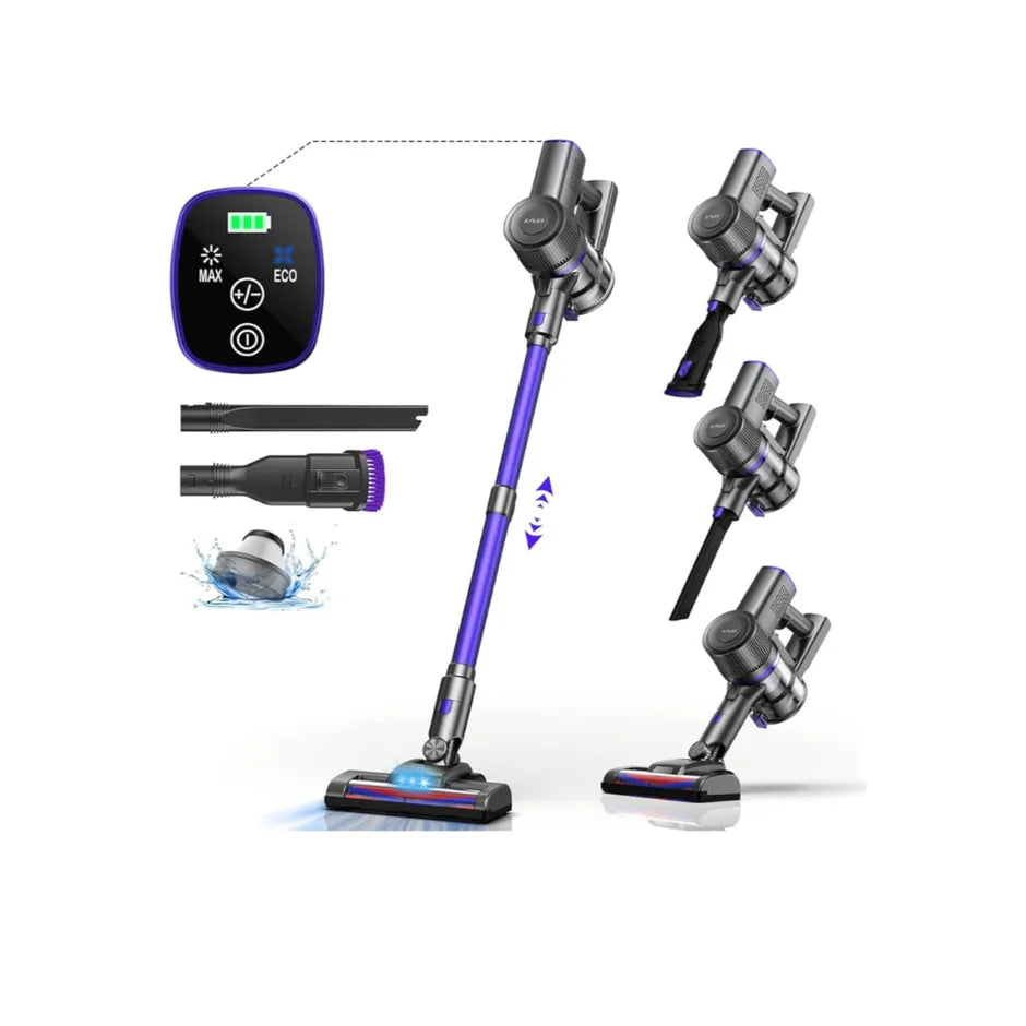 IAB Cordless Bagless Vacuum Cleaner WSD9221 – 160W, 25,000Pa