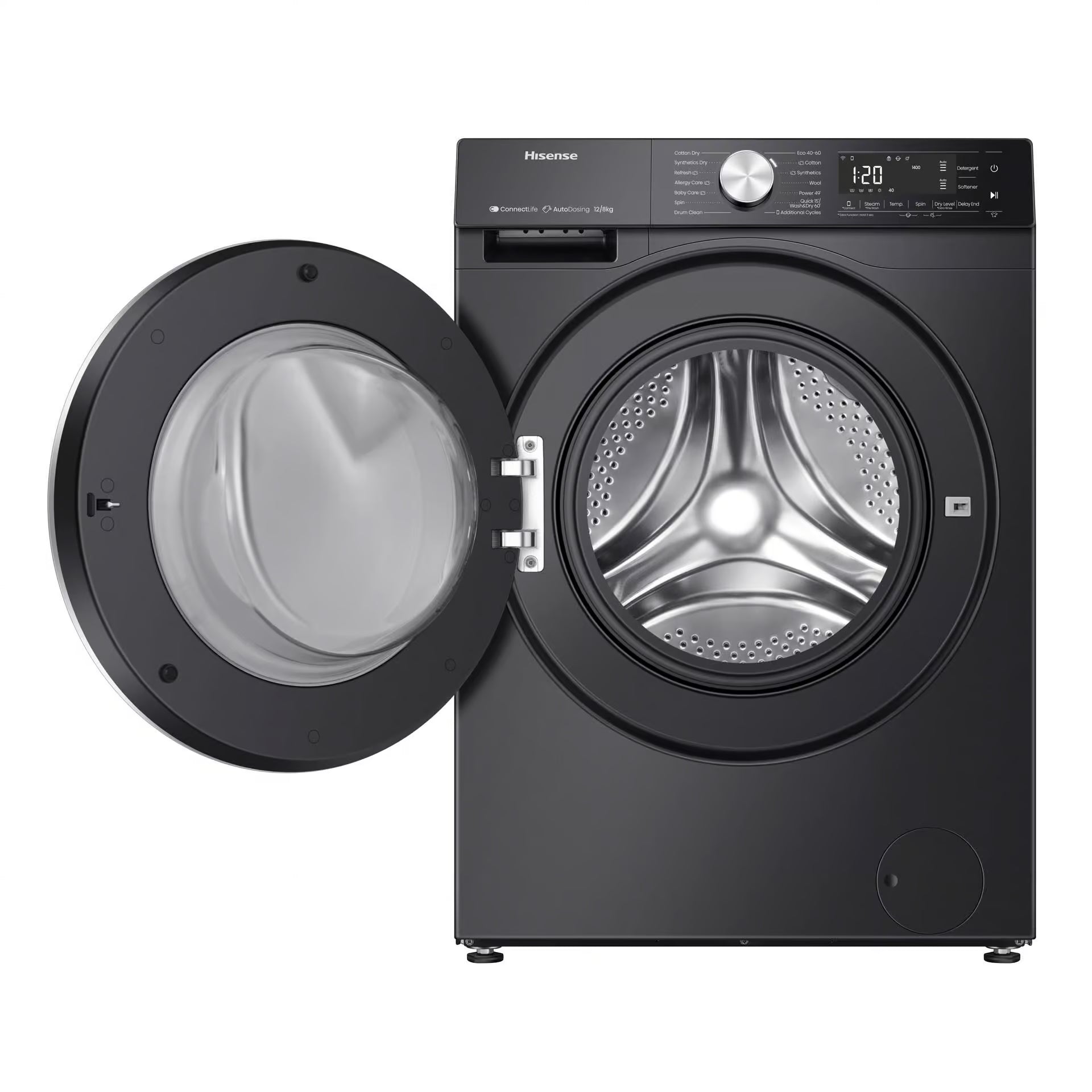 Hisense  2-in-1 Washer & Dryer – 12kg Wash / 8kg Dry