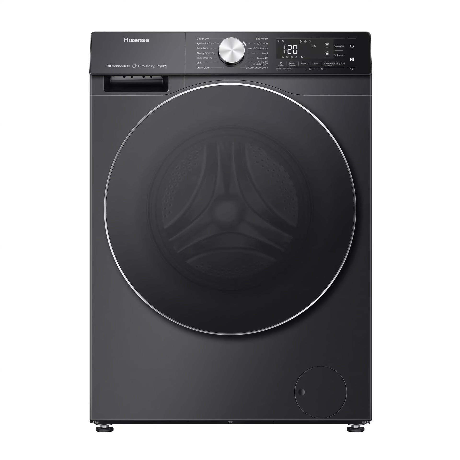 Hisense  2-in-1 Washer & Dryer – 12kg Wash / 8kg Dry