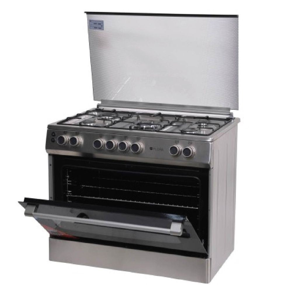 Flora AT1054W 90 cm Cooker Hob – 5 Gas Burners
