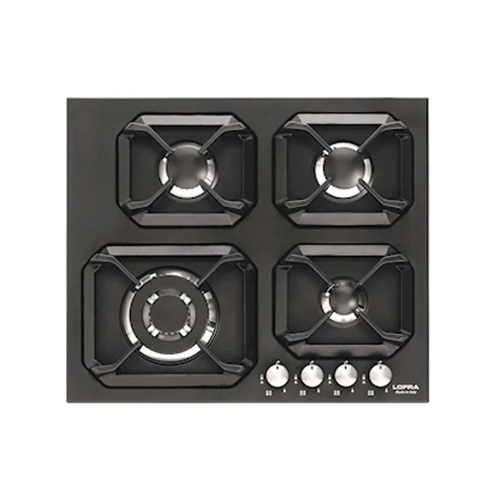 Lofra Urano HLNM6G0/GC26 60 cm Matt Black Gas Hob