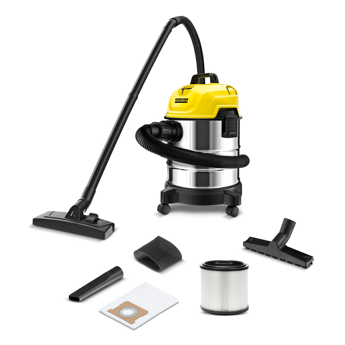 Kärcher WD 1s Classic Wet & Dry Vacuum Cleaner – 1300 W, 18 L