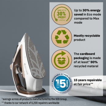 Tefal Easygliss Eco Steam Iron – FV5781