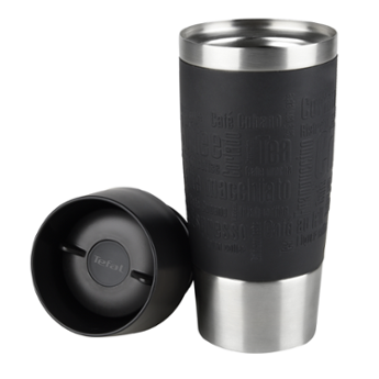 Tefal Travel Mug 0.36L Black/Silver – K308111
