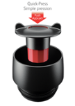 Tefal Travel Mug Fun Thermal Bottle – 0.36L Black