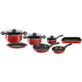 Tefal Tempo Flamme 10-Piece Cookware Set