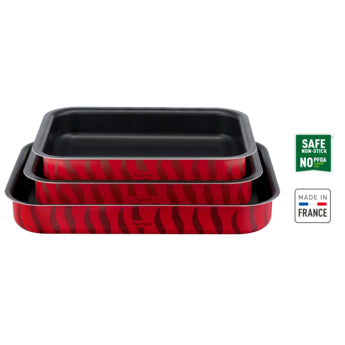 Tefal Tempo Flame 3-Piece Oven Dish Set