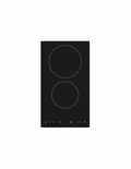 France VE29CHH 30 cm Built‑In Electric Domino Cooktop – Black Glass