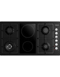 France FQ9042NGV 90 cm Built‑In Flat Hob – Gas & Electric Vitro‑Ceramic Hybrid