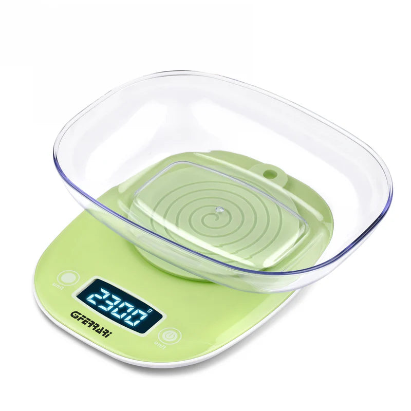 G3 Ferrari Electronic Kitchen Scale G20066 – 5kg Green