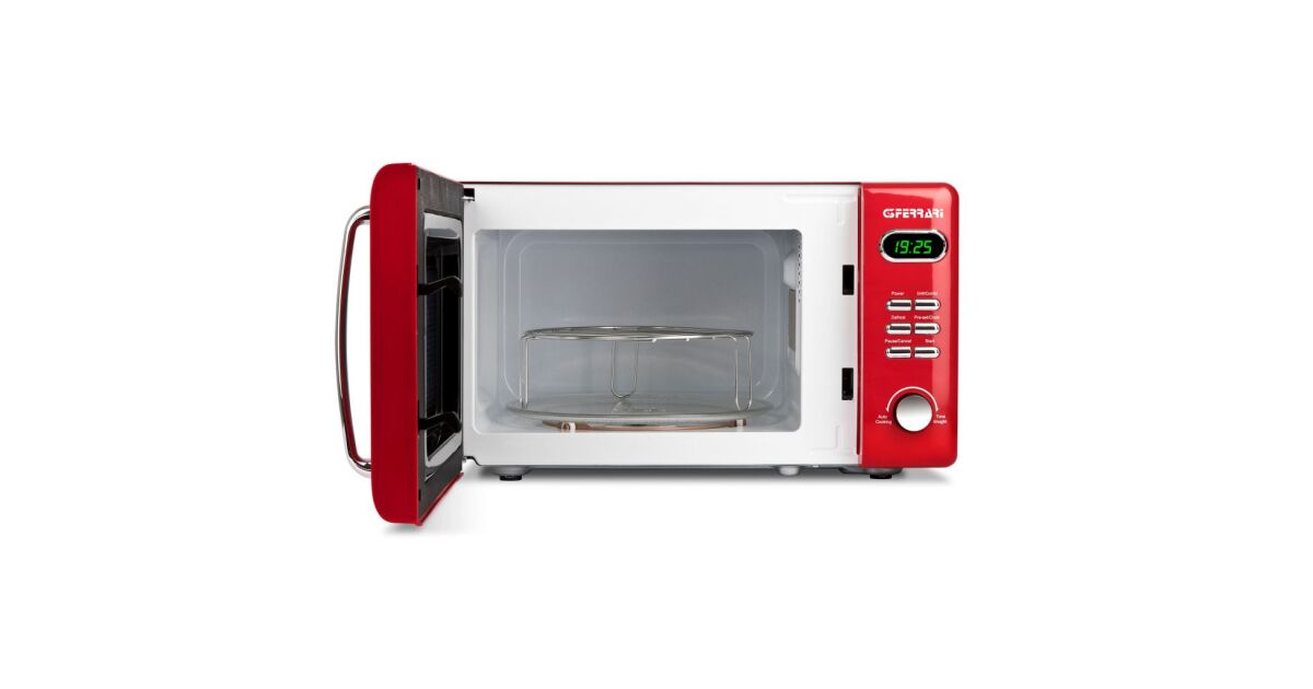 G3 Ferrari Retro Microwave Oven – Red