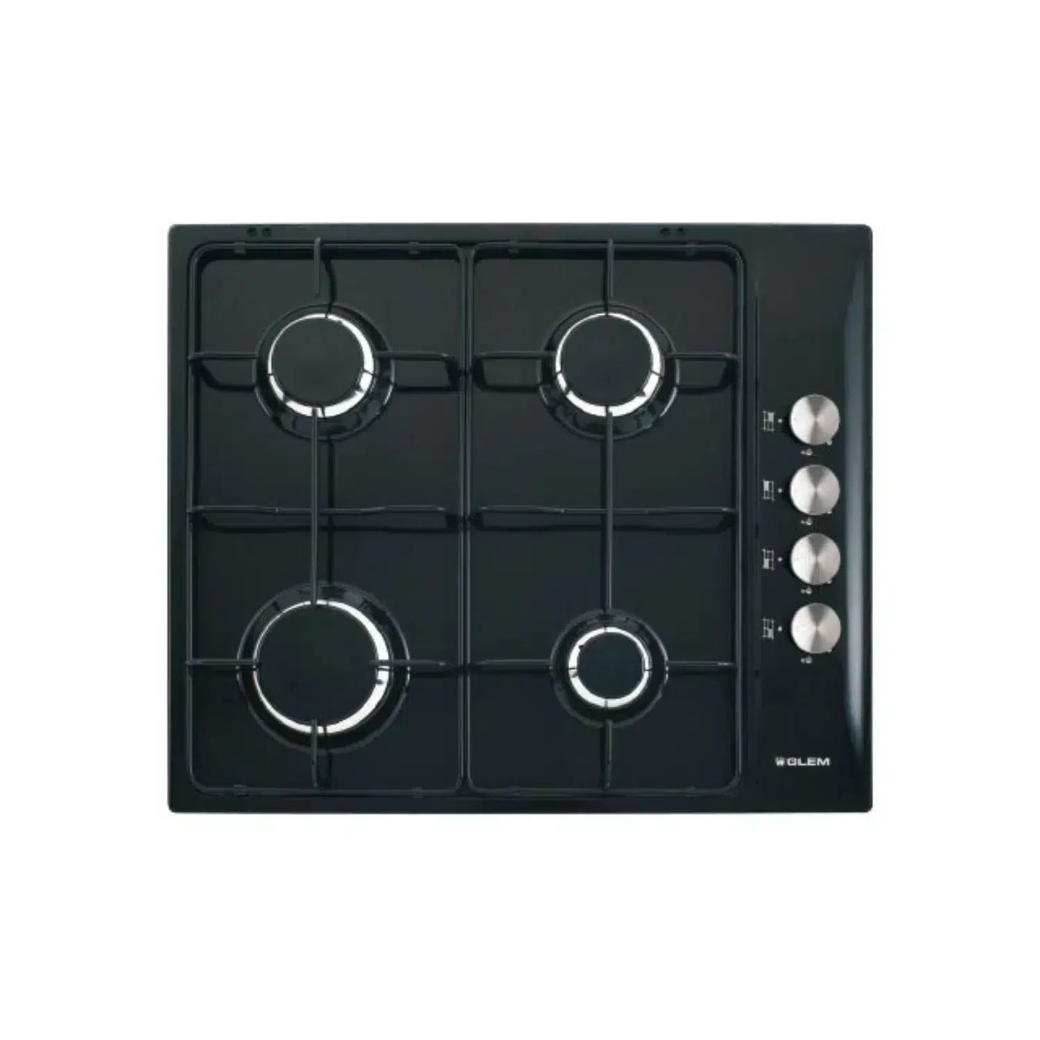 Glem Gas Built‑In Hob 60 cm – Black