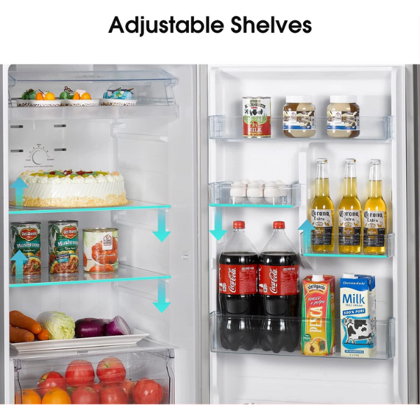 Hisense RT419N4DGN 419L Double Door Refrigerator – Frost-Free, Top Mount Freezer