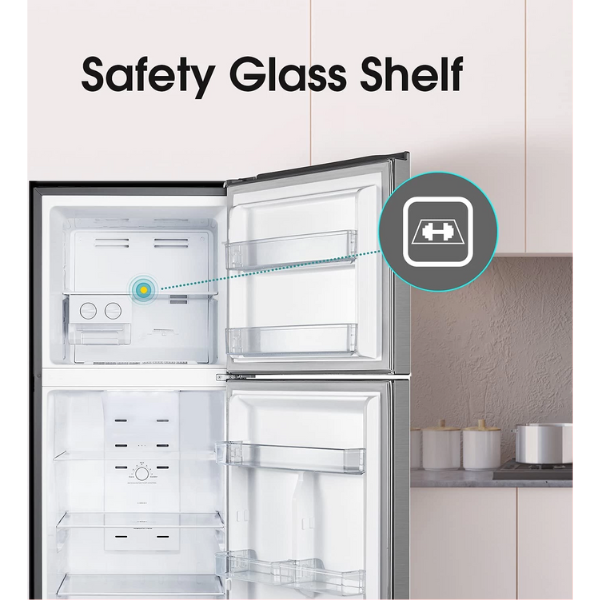 Hisense RT419N4DGN 419L Double Door Refrigerator – Frost-Free, Top Mount Freezer