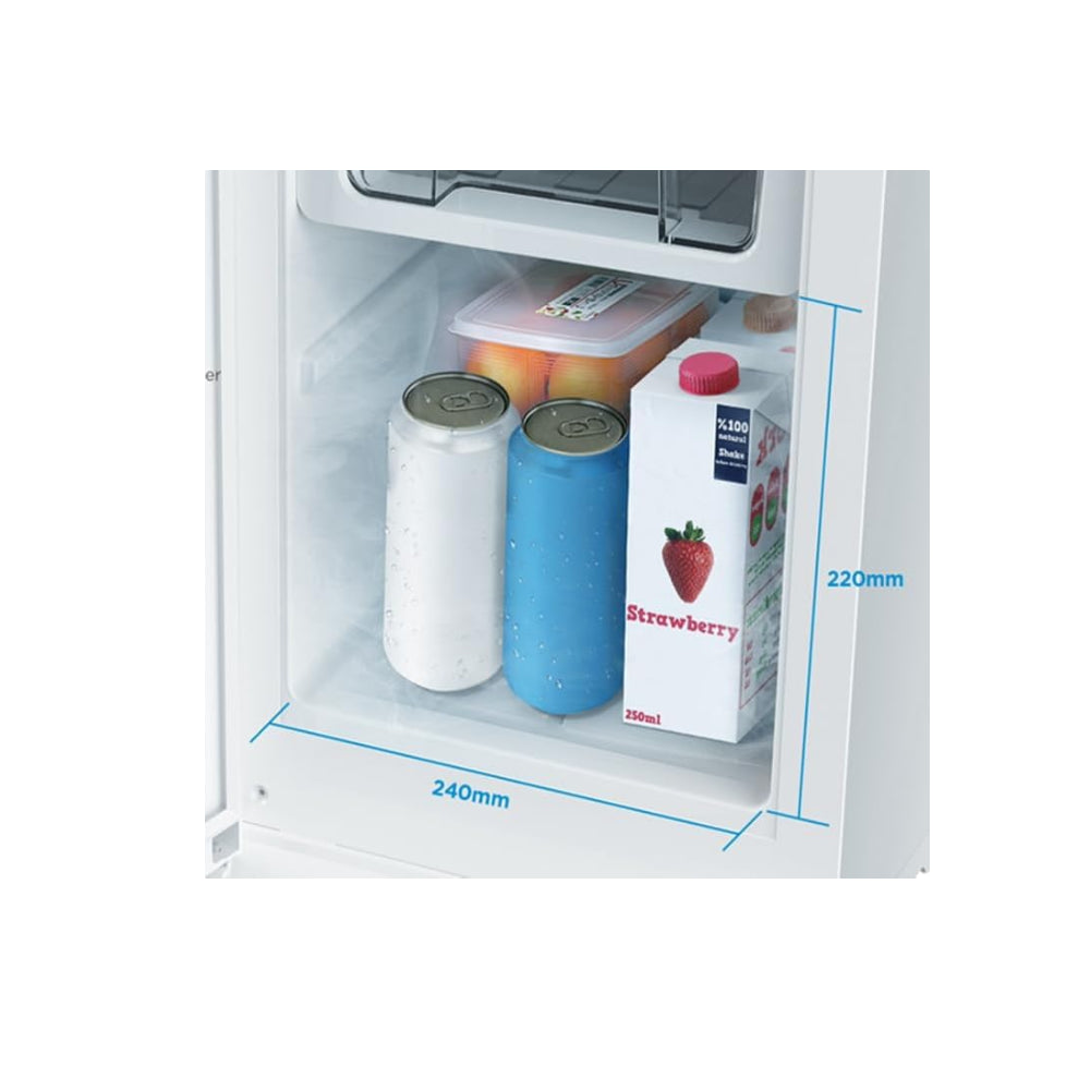 Midea Top-Load Water Dispenser with Bottom Refrigerator – YL2037S-B