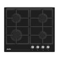Simfer H6.405.HGSSP 60 cm Built‑In Gas Hob – Black Glass