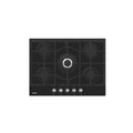 Simfer H7.505.HGSSP 70 cm Built‑In Gas Hob – Black Glass