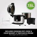 Ninja Foodi MAX 15-in-1 SmartLid Multi-Cooker 7.5L