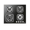 Lofra 60 cm Black Glass Gas Hob HGN6GO