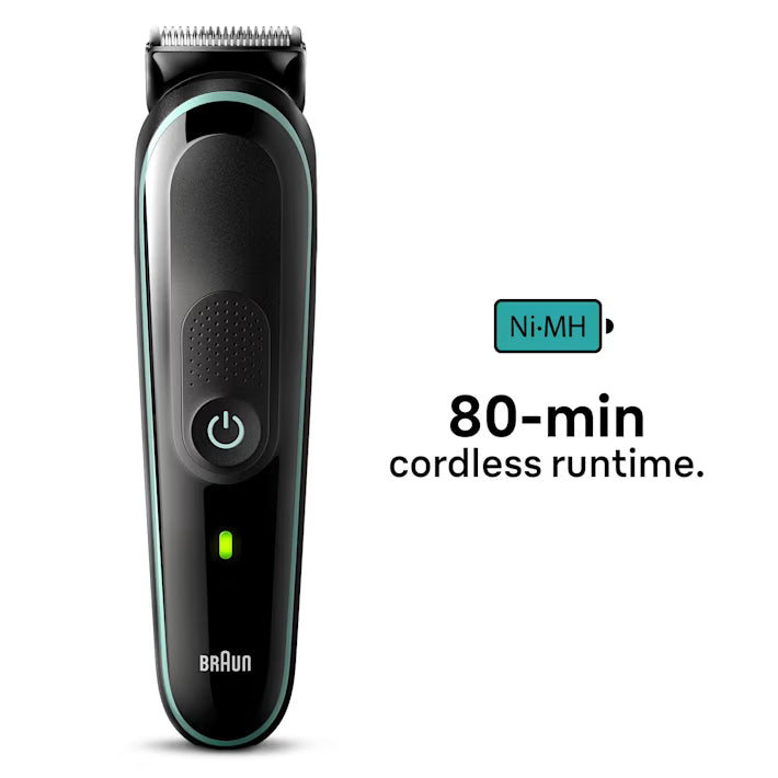 Braun 8-in-1 Style Kit 3 Beard & Hair Grooming Kit (Green)