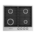 Mondin 60 cm Gas Hob – Stainless Steel / Black TZ604VNGL