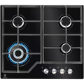 Electrolux KGG6436K 60 cm Built‑In Gas on Glass Hob – 4 Burners
