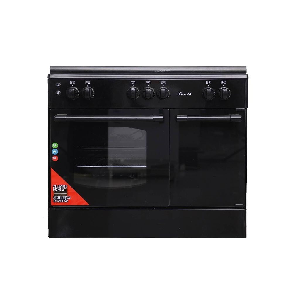 Super Chef AT‑9504‑B Gas Cooker – 90 cm, 5 Burners