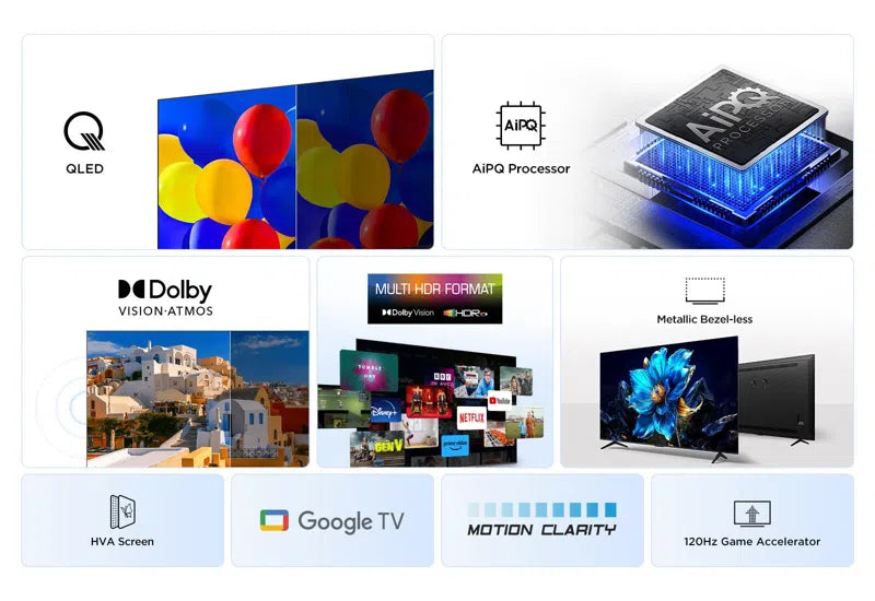 TCL 65P7K 65″ QLED 4K UHD Smart Google TV
